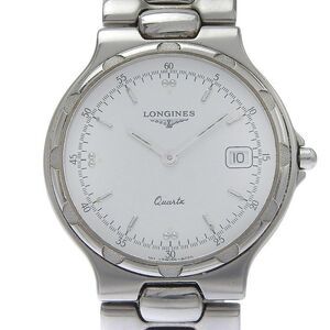 Longines Conquest L1.614.4 Stainless Steel Quartz Analog Display Men's White